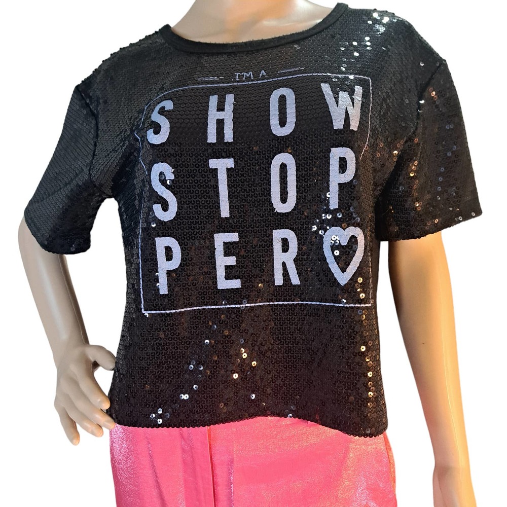 short sleeve Sparkles top